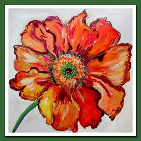 "Orange Oriental Poppy" by Suzanne Etienne