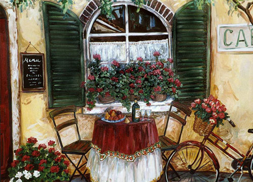 Cafe by Suzanne Eteinne