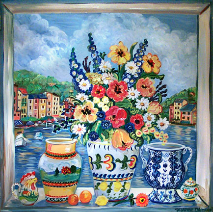 Portofino Window by Suzanne Etienne